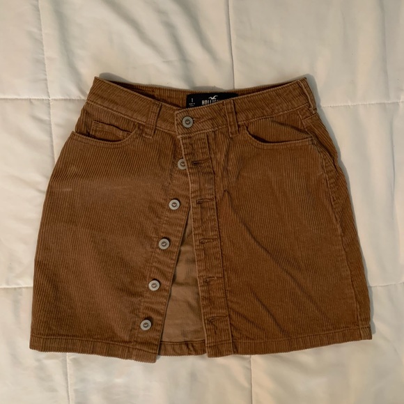 Brown corduroy skirt - Picture 2 of 6